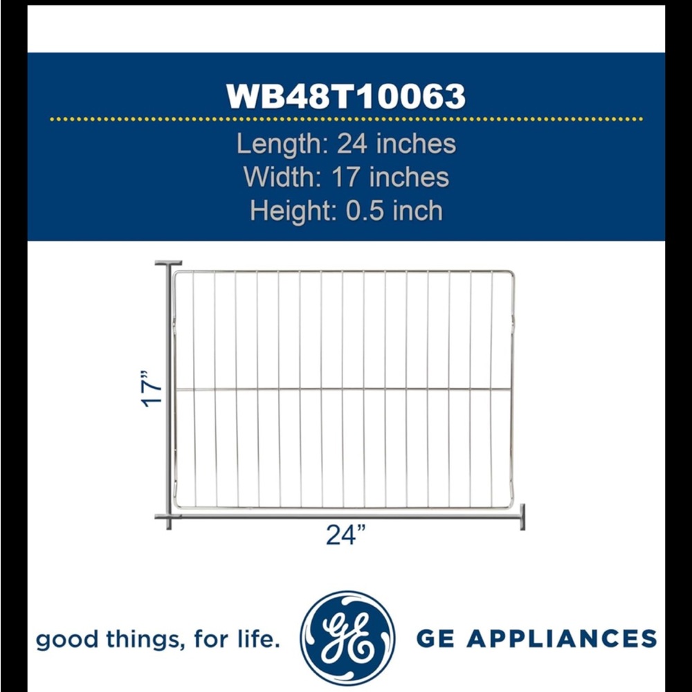GE WB48T10063 Genuine OEM Rack for GE Ovens